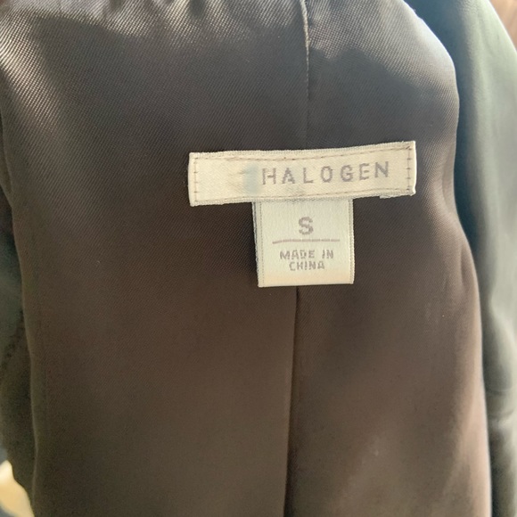 Halogen brown leather blazer - Picture 4 of 4